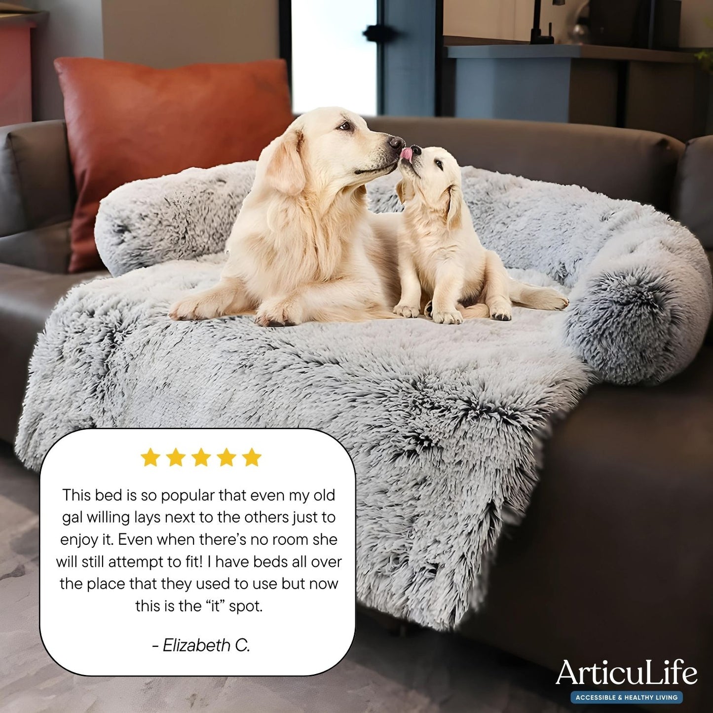 Calming Dog Bed Sofa Protector Pet Mat